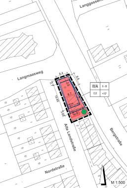 Planbild Bebauungsplan Bergstraße 147