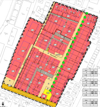 Planbild Zwischen Gleiwitzer Straße udn Suezkanalweg