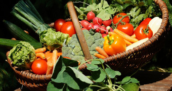 Gemüse in einem Korb