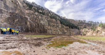 Besuch im Steinbruch