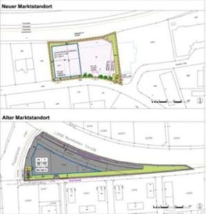 Planbild Bebauungsplan Penny Markt Freiburger Straße
