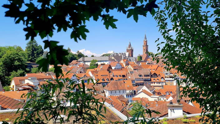 Blick auf die Dächer der Altstadt