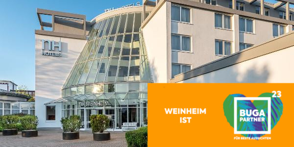 Bild vom Gebäude mit BUGA-Logo