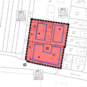 Planbild Bebauungsplan ehemalige Zulassungsstelle Wormser Straße
