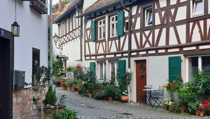 Fachwerkhäuser im Gerberbachviertel