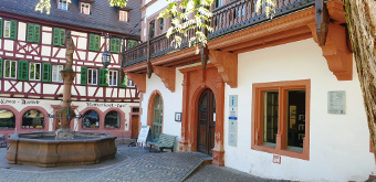 Marktbrunnen, Löwenapotheke und Altes Rathaus (Tourist-Info)