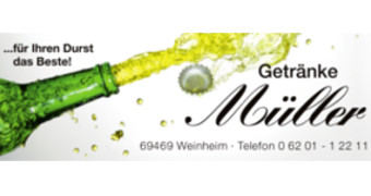 Logo mit Namensschriftzug und einer grünen Flasche aus der flüssigkeit spritzt