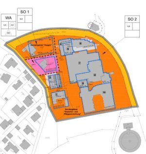 Planbild Bebauungsplan Bodelschwingh-Heim