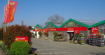 Gewächshäuser im Grünen
